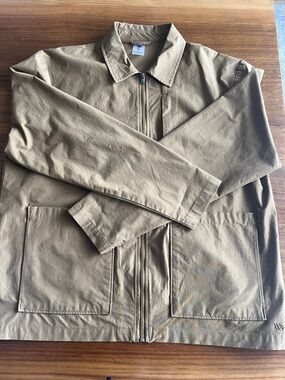 VRST Men's XL Lightweight Zip-Front Jacket - Brown Spice
